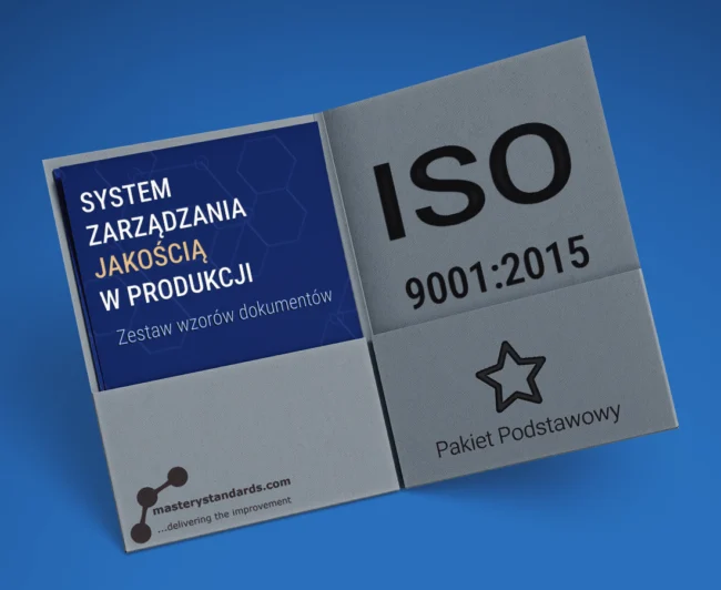 ISO 9001 - System zarządzania jakością w produkcji - Pakiet Podstawowy